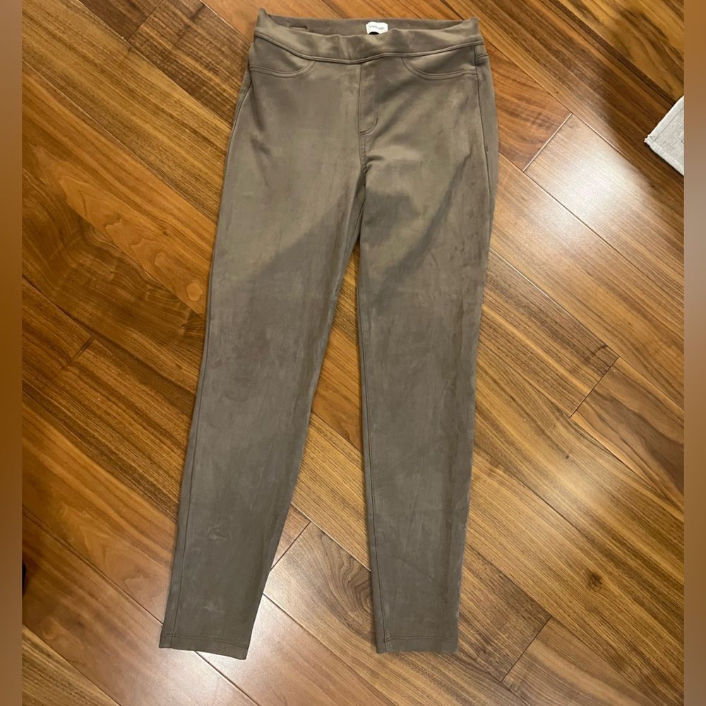 Sneak Peek faux suede leggings size large